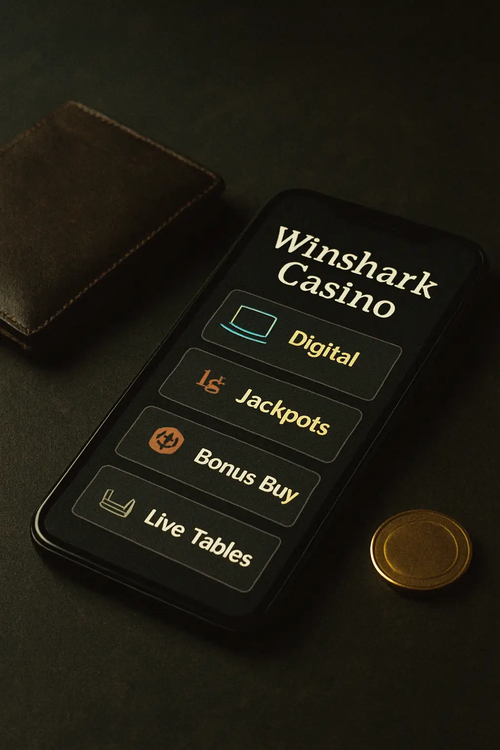 Winshark Casino Games visual guide for Winshark Casino